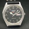Seiko 5 АВТОМАТИЧЕСКИЕ ВИНТАЖНЫЕ ЯПОНСКИЕ 6319A МУЖСКИЕ ЧАСЫ С АРАБСКИМ ЧЕРНЫМ ЦИФЕРБЛАТОМ a701317-5 R206a-a701317