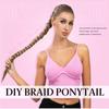 Ladies Wig Real Natural Ponytail Wig Braid Winding Hair Extension Ponytail Ponytailhair