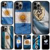 Чехол для телефона с флагом Аргентины для iPhone 17 Air 15 16 14 11 12 13 Pro MAX Plus Coque