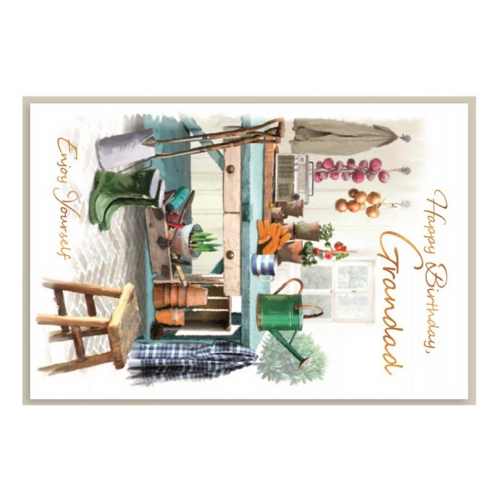 Simon Elvin Поздравительная открытка с днем рождения дедушке (Упаковка из 6 шт.)