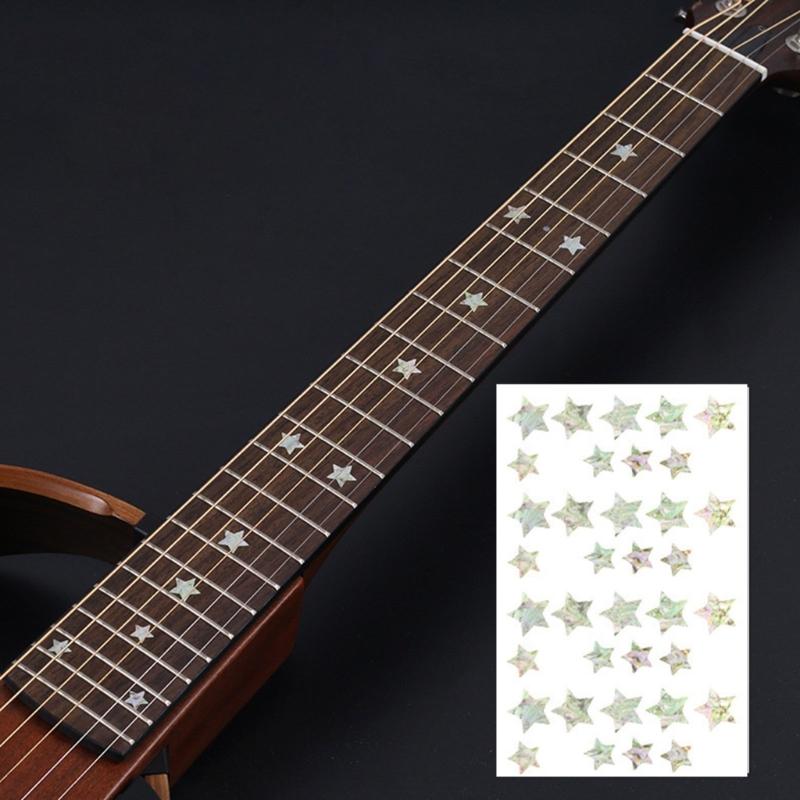 Guitar Fretboard Stickers For Beginners Quickly Learning Tool With Removable Adhesive And Color Coded Frets