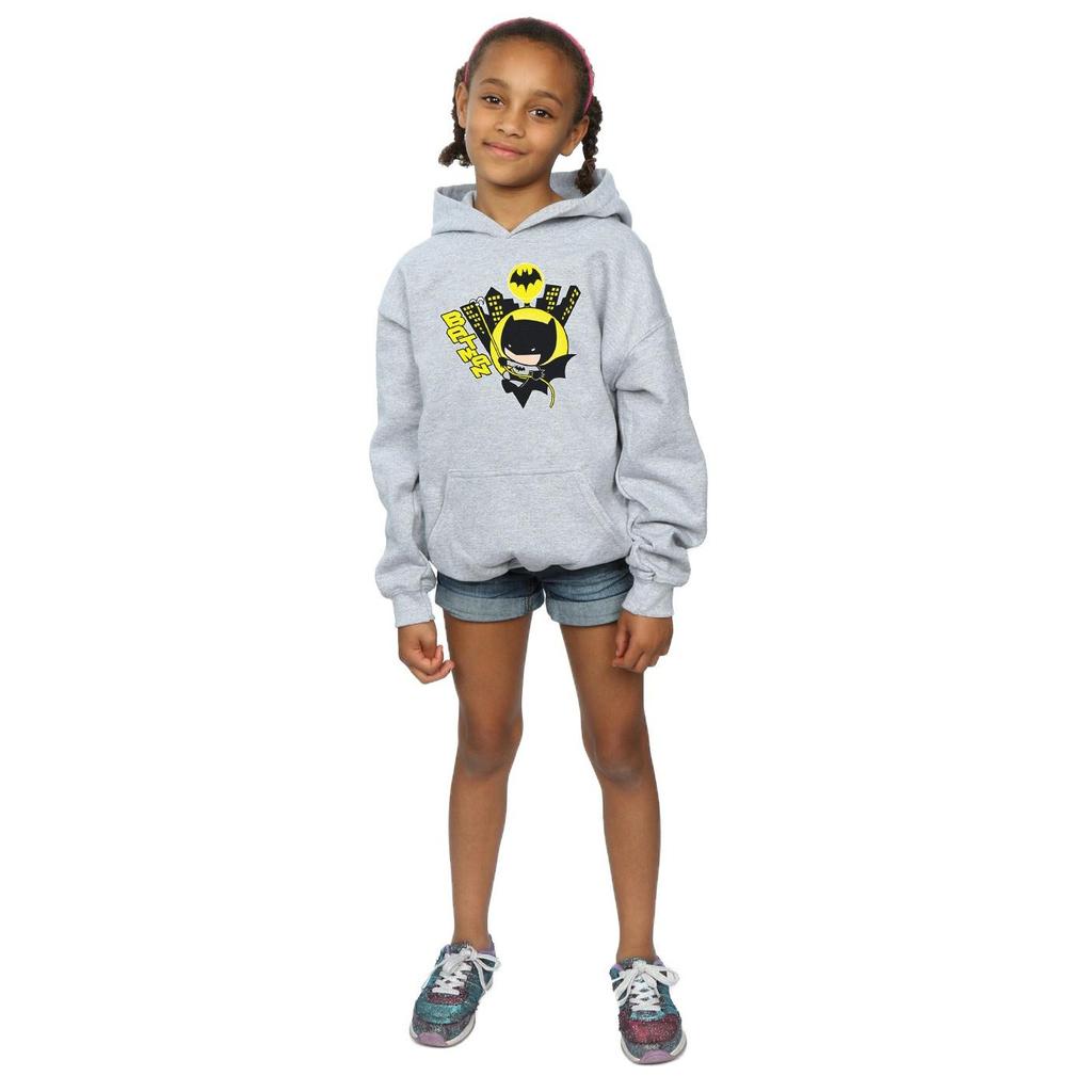 DC Comics Girls Chibi Batman Swinging Hoodie
