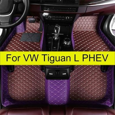 Автомобильные коврики для VW Volkswagen Tiguan L PHEV Подставки под ноги Автомобильный ковровый чехол Аксессуары для интерьера