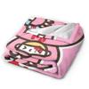 Gloomy Bear Flannel Blanket Winter  Warm Soft Throw Blanket for Kids Bedroom Fashion Bedspread Sofa Bed Cover