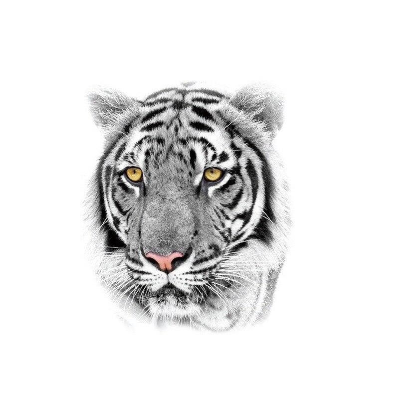 Водостойкая временная татуировка-наклейка Тигр Лев с животным узором на половину руки большой размер переноса воды боди-арт поддельные татуировки для мужчин и женщин