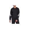 FI Crew Sweatshirt With Striped Panel Men Sweatshirt Black H46538