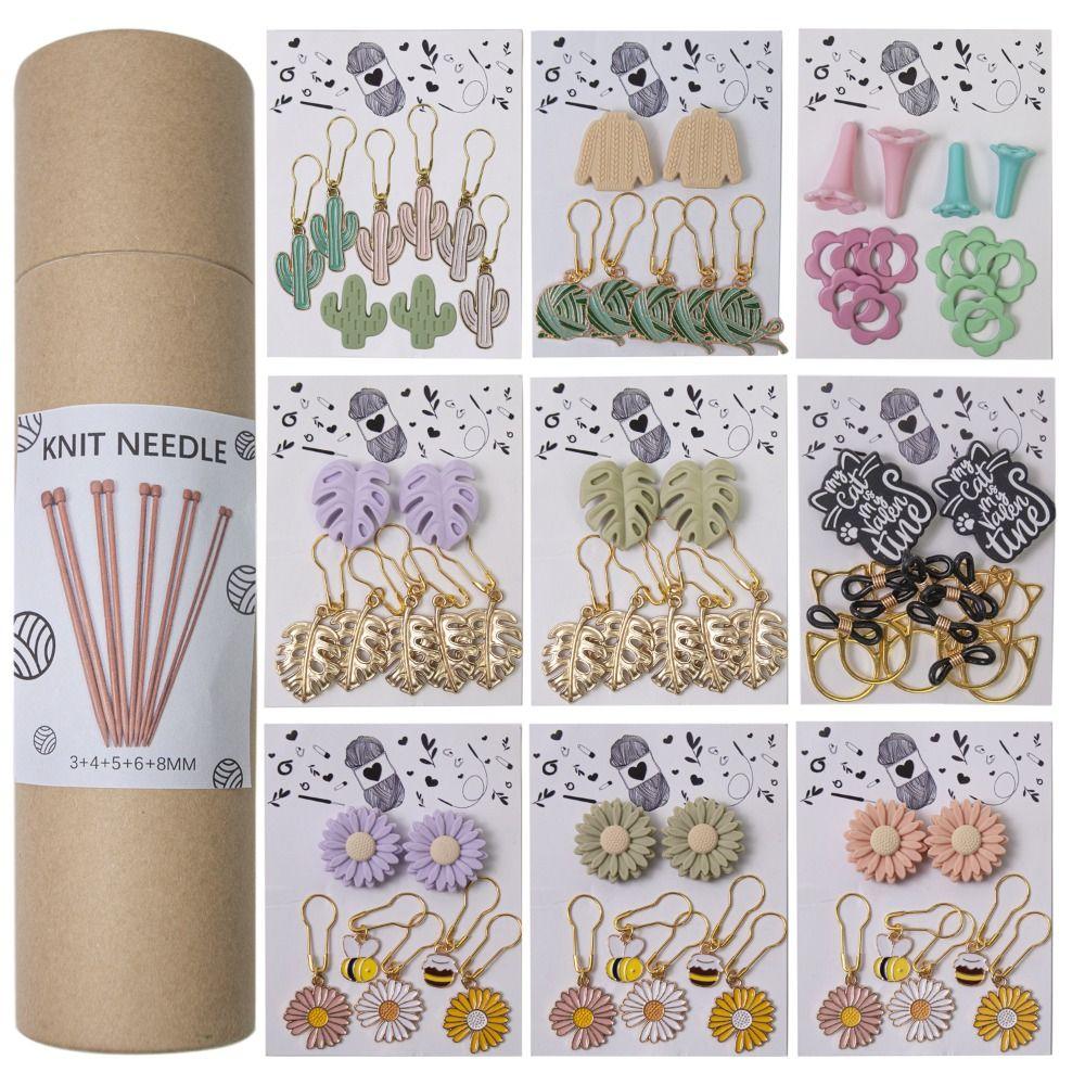 Инструменты для маркеров для рукоделия, маркеры для вязания, швейные принадлежности, металлические крючки, защелки, инструменты для вязания