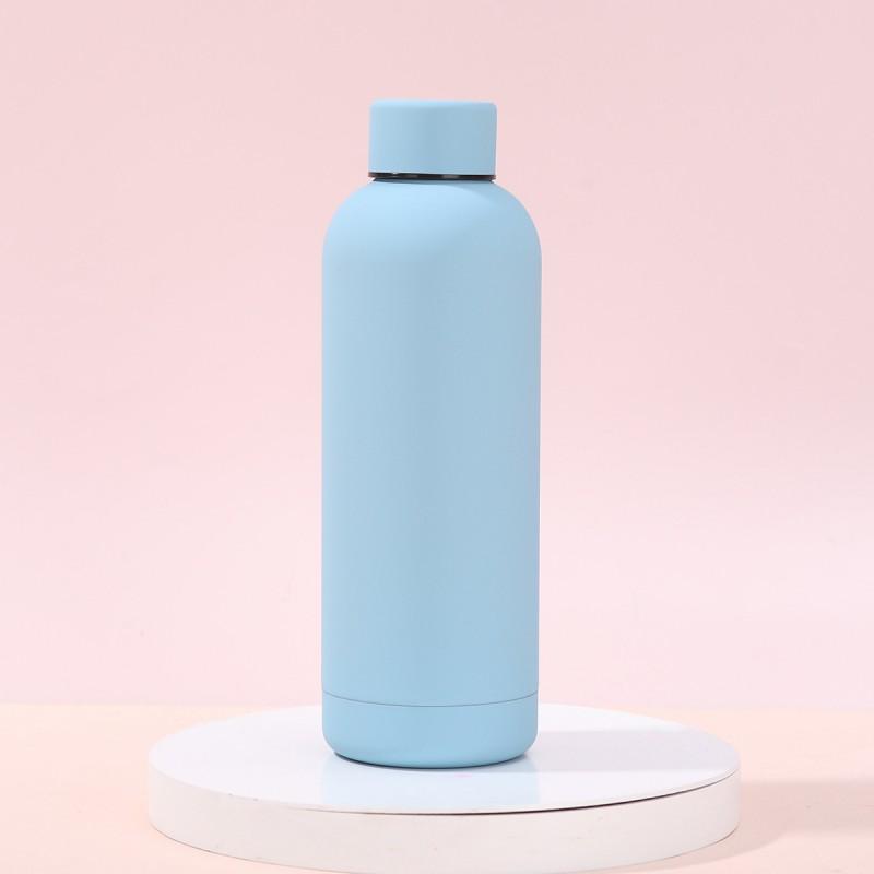 304 Stainless Steel Vacuum Insulated Water Bottle Students Portable Sports Flask Hiking 500ml 750ml