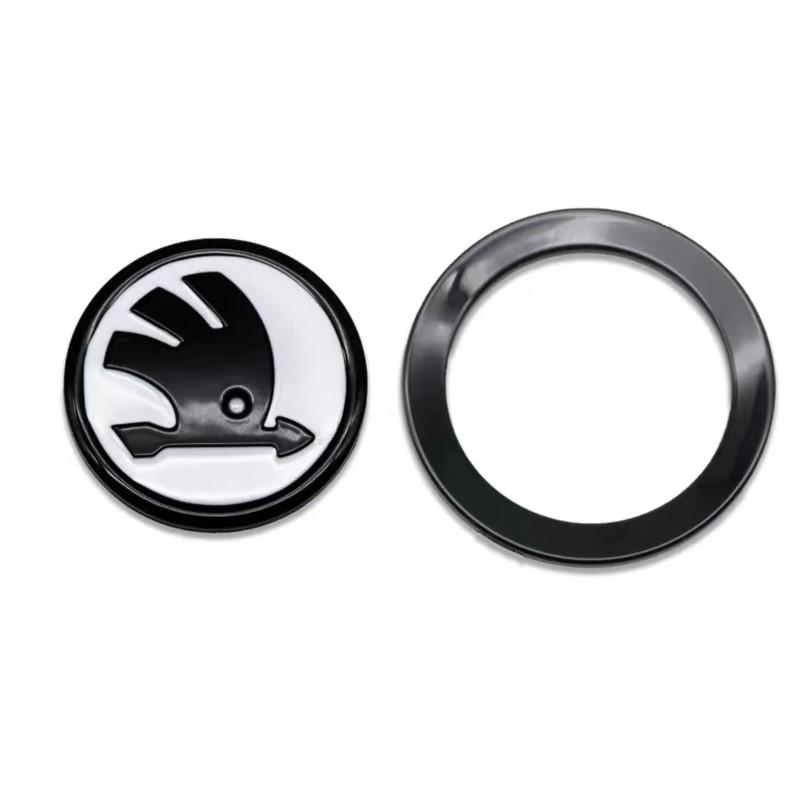 2025 New Car Steering Wheel Stickers For Skoda VRS Octavia A5 A7 RS Fabia Superb Rapid Kodiaq Karoq Accessories