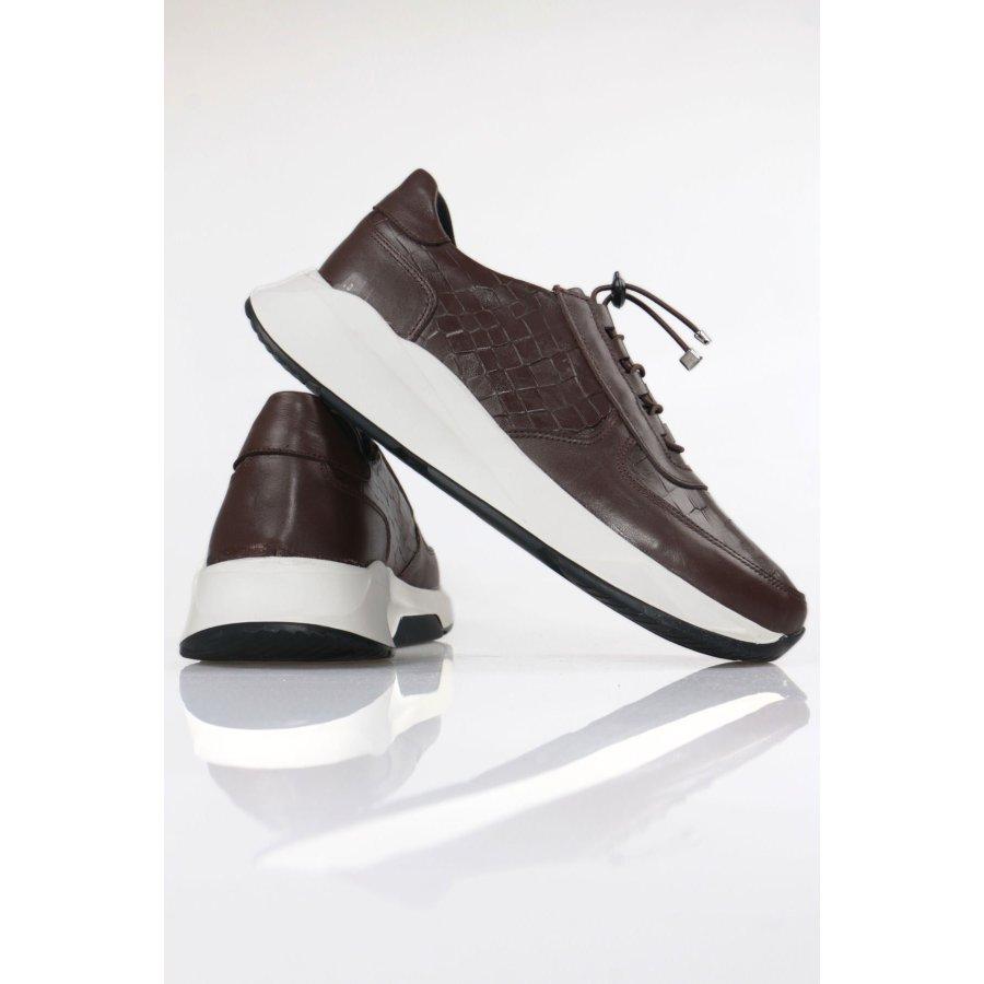 Мужская повседневная спортивная обувь из натуральной кожи