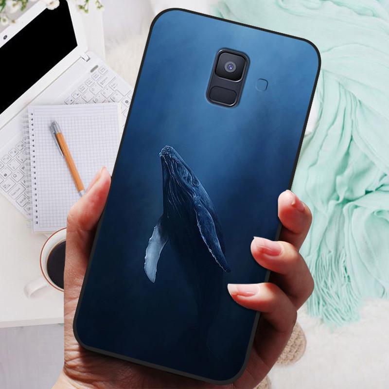 Для Samsung Galaxy A8 Plus 2018 Чехол Черная Крышка Лев Волк Силиконовые Мягкие Задние Чехлы Для Samsung A8 2018 A530 A530F Чехол для телефона