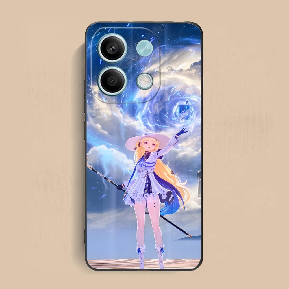 Wuthering Waves Phoebe Phone Case for Xiaomi Redmi 15 14 13 12 A5 3 2 1 C Plus 4G 5G Colorful Printing Cover Pretty Cover Luxury