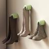 Wall Mount Boot Clip Modern No Drill Adhesive Space Saving Universal Tall Boot Shoe Holder Hanger Organizer Hanging Clamp