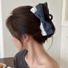 1 шт. модная джинсовая заколка-бант в корейском стиле, новая заколка для волос высокого класса, большая заколка-акула для волос на затылке