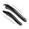 MTB Universal Mudguard 26/27.5/29inch Against Splashing Water and Dirt Widen Extension Mud Protector for MTB Mountain Road Bike