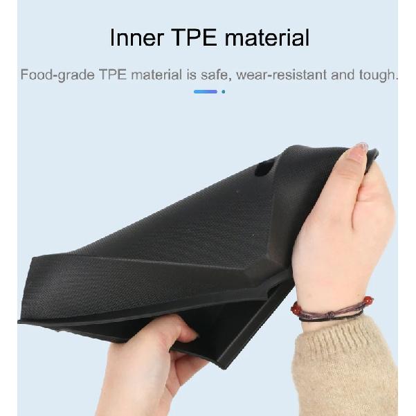 For Tesla Model Y Juniper Model 3 Highland Center Control Armrest Box Organizer Double Layer Box ABS+TPE Layered Storage Box