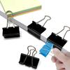 12 Pcs Binder Clips Foldback Clips 25mm/32mm/41mm/51mm Foldback Clamps Money Paper Clamps Writing Paper Clips for School