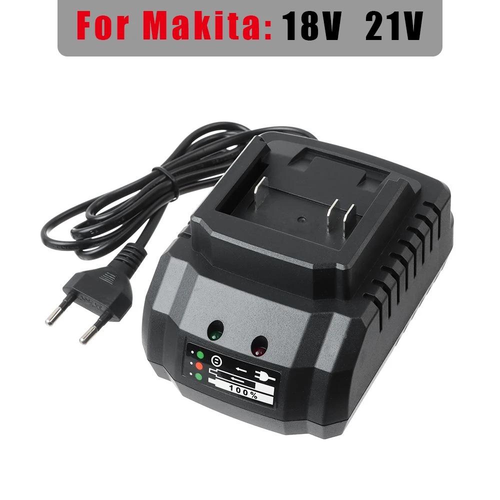 Зарядное устройство для аккумулятора Makita Model 18V 21V Li-ion BL1415 BL1420 BL1815 BL1830 BL1840 BL1860 электрическая дрель-шлифовальная машина