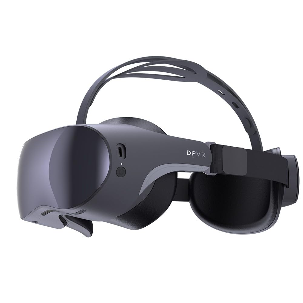 Дисплей виртуальной реальности DPVR с дисплеем и контроллером 3DoF Автономный шлем высокой четкости с диагональю 5,46 дюйма [DPVR P2]