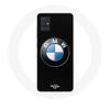 Чехол для Samsung Galaxy A51 5G BMW Logo черный фон