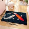 1 шт. анти-усталостные кухонные коврики, с рыбным принтом, водонепроницаемые, нескользящие, толстые, мягкие, прочные, удобные, стоячие коврики для кухни