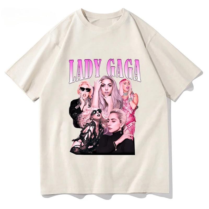Lady Gaga Mayhem TShirt 2026 New Album Fashion Retro Harajuku High Quality Clothes for Fans