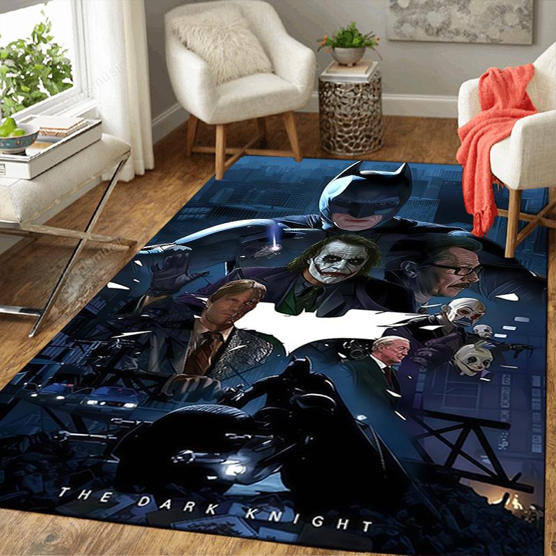 Super Hero Fantasy Theme Area Rug Non-Slip Washable Floor Mat for Home Bedroom Living Room Decor
