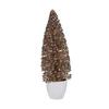 Sapin De Noël Moyen 10 X 33 X 10 Cm Menthe Plastique Champagne