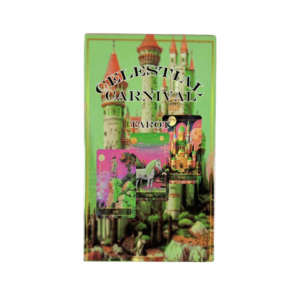 Небесный Карнавал Карты Таро Оракул из 78 карт Английское издание Visions Гадание Настольные игры