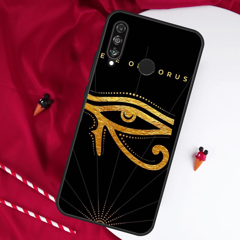 Священный Глаз Гора Египет Фреска Для Huawei Nova 5T 12s 12i 11i Y90 Y70 Y60 Y61 Y91 Y72 9 10 SE P20 P40 Lite P60 P30 Pro Чехол