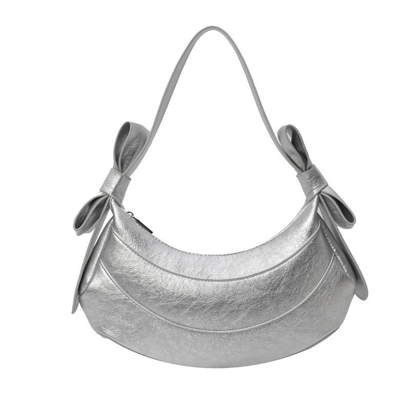 IELGY Женская черная универсальная сумка через плечо Oblique Span Premium Sense Crescent Underarm, Bag Niche Design