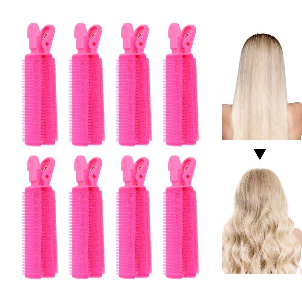 8pcs Instant Fluffy Hair Root Clip Adhesive Design Fast Styling Self Adhesive Hair Roller Portable Durable Hair Volumizing Clip