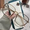 Ultra Light Myopia Glasses Men Women Minus Diopter Eyeglasses Trendy Large Size Square Frame Near Sight Eyewear