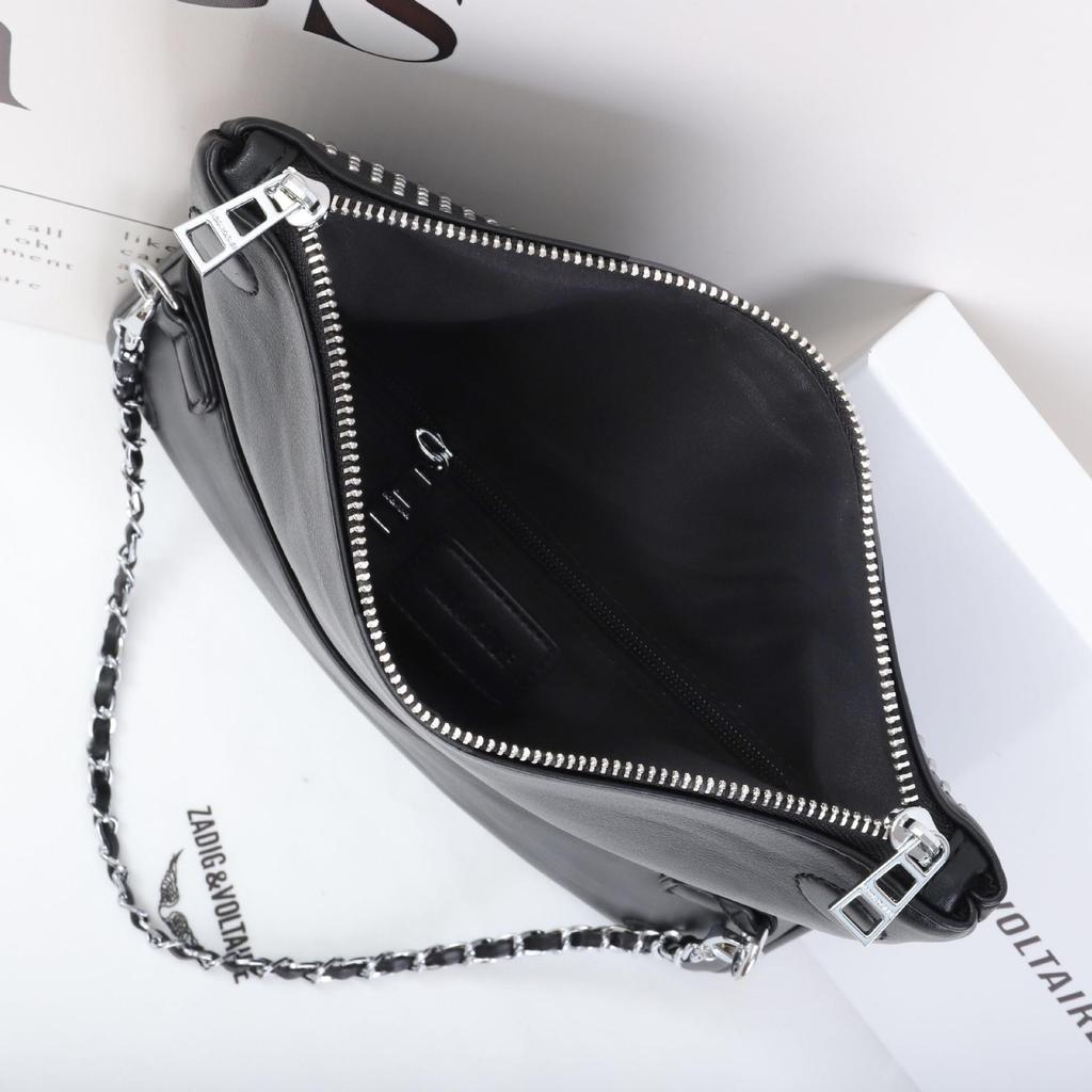 Новая женская сумка-клатч через плечо с крыльями и стразами 2025