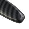 2pcs ABS Carbon Fiber Look Car Center Armrest Box Panel Cover For Benz C W204 E W212