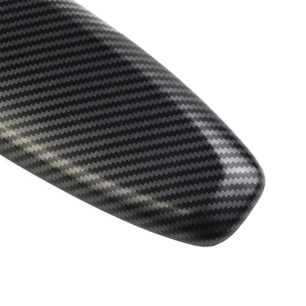 2pcs ABS Carbon Fiber Look Car Center Armrest Box Panel Cover For Benz C W204 E W212