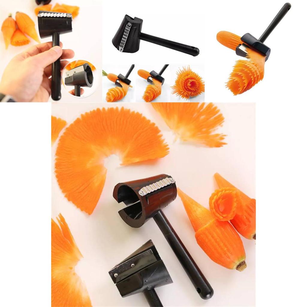 Multi-functional Spiral Funnel Flower Cutter Versatile Kitchen Peeler Device