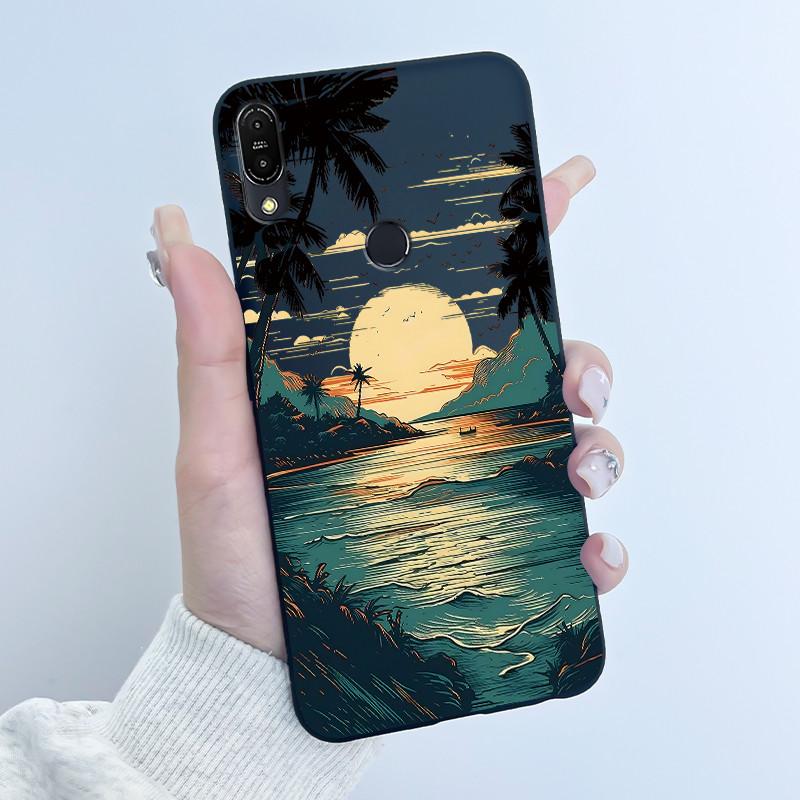 Чехол для Asus Zenfone Max Pro M1 ZB602KL ZB601KL X00TD / Max M1 ZB555KL X00PD, Чехол-Кролик Мультяшные Животные, Черный Мягкий Силиконовый Чехол