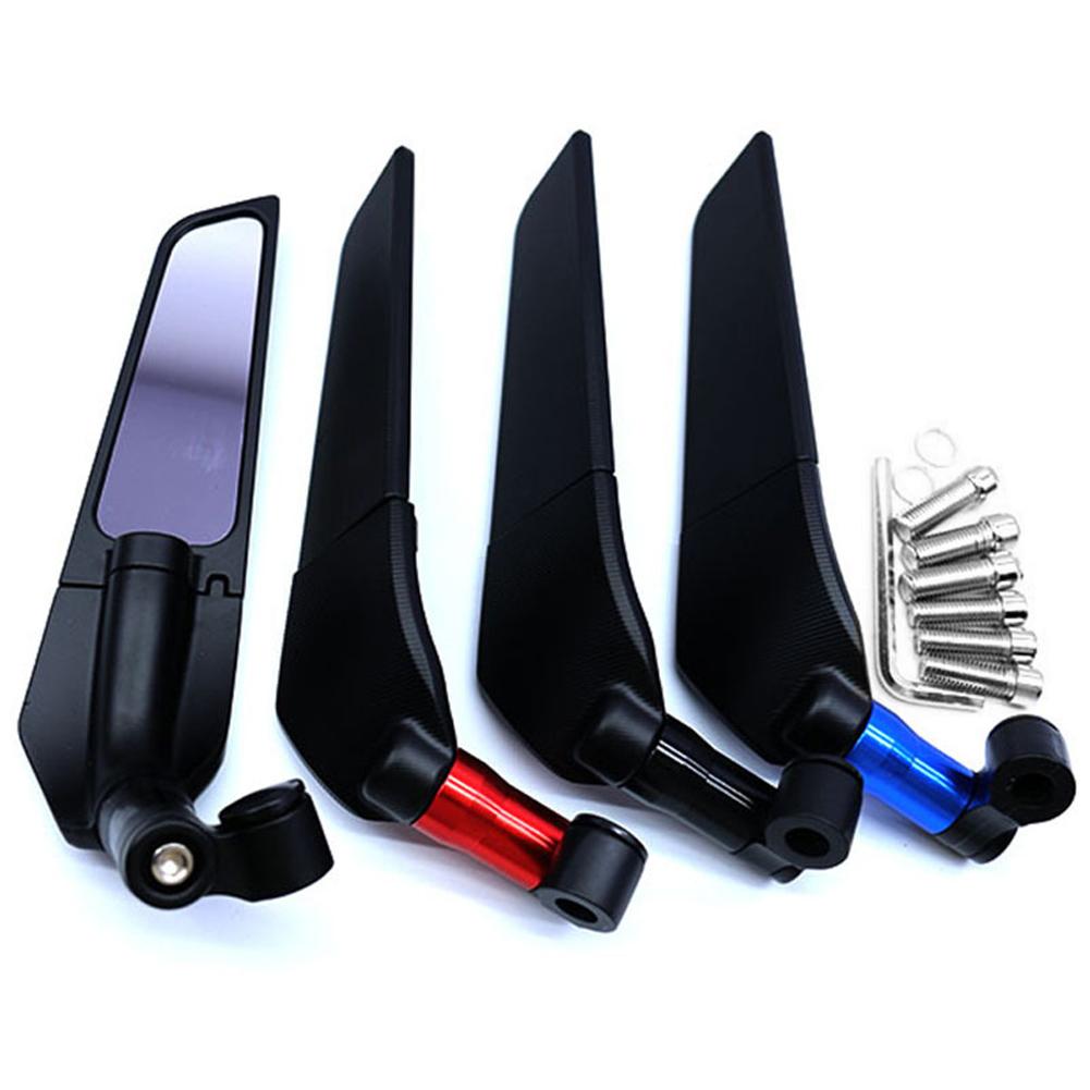 2X вращающееся боковое крыло для мотоцикла, зеркало заднего вида, крылышки, аксессуары для мотоцикла для Kawasaki Z900 Z1000 Z800 Z750 Z650 Z300 Z250