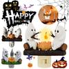 New Fashionable Ghost Campfire Nightlight Ghost Campfire Flickering Plug In Night Light Halloween Ghost Pumpkin Night Light