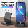 Sikai 5A Type-C Micro USB IOS Charging Dock Station Desktop Magnet Charger Stand for IPhone12 Pro/11 Xiaomi Mi 11 Huawei P40/P30