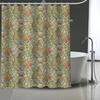 Уильям Моррис Искусство Пользовательский Узор Полиэстер Занавеска для Ванной 180X180См Шторки для Душа Сделай Сам Экран для Ванной Напечатанная Занавеска для Ванной