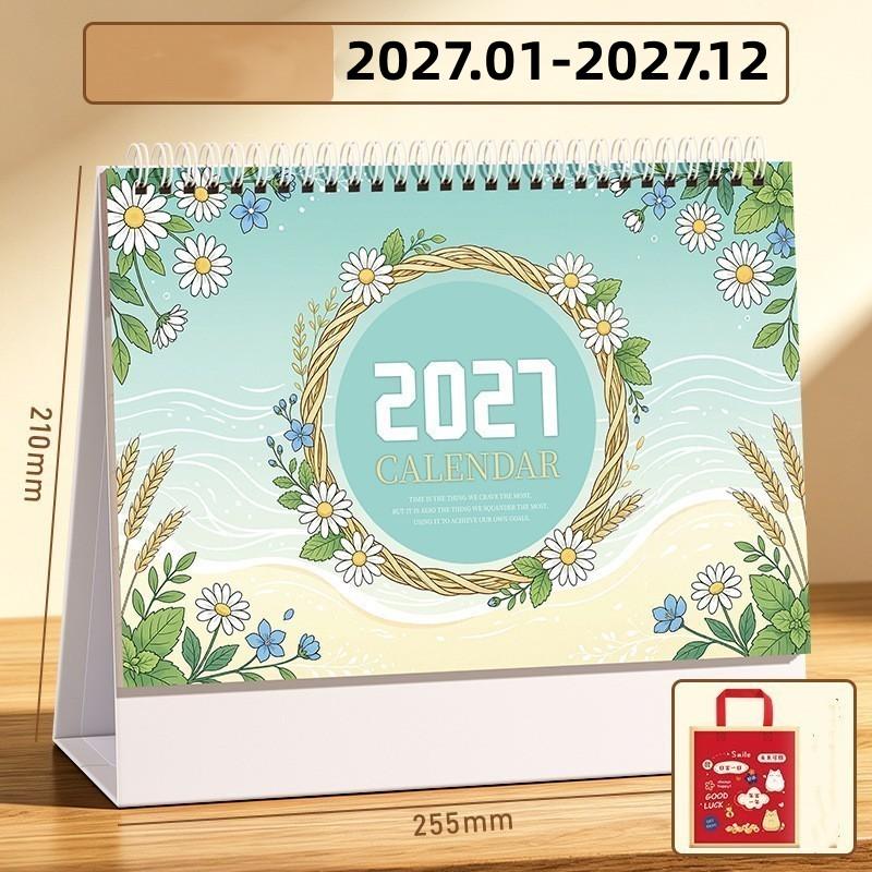 Habit Tracking Calendar Standing Standing Calendar Desk Calendar Handwritable For Birthday Gift Study Planning Work Planning