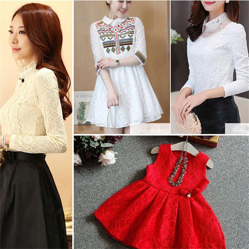 Ткань кружева горячая распродажа базовая рубашка одежда платье кружево бегония ткань