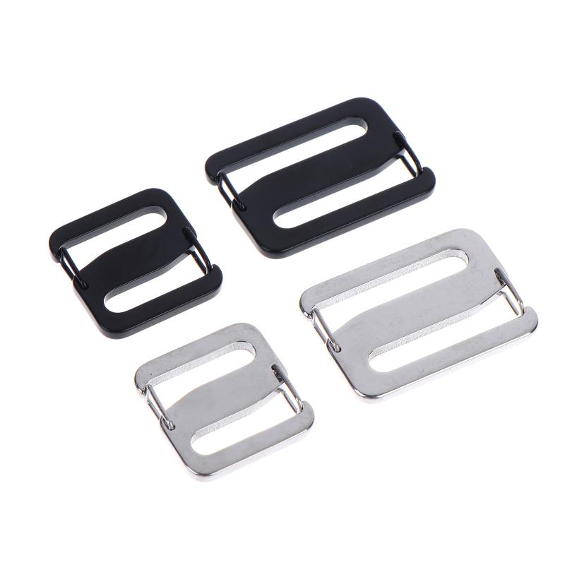 2/4 шт. Нержавеющая сталь Двойное открытие Соединительная Регулируемая Пряжка Ремень для рюкзака Ремень для поясной сумки Карабин Застежка Фурнитура