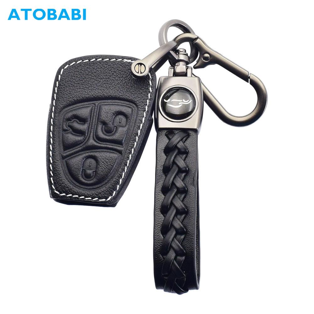 Кожаный чехол для ключей от машины, брелок с дистанционным управлением, защитная крышка, автоаксессуары для Mercedes Benz W169 W245 W202 W203 W208 W210 W164 W251