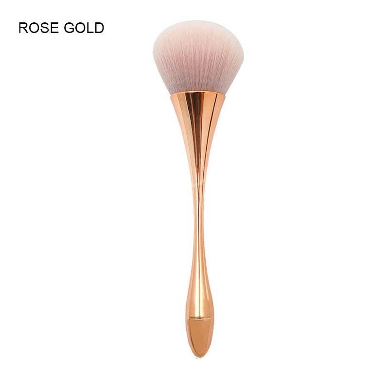 Blush Brush Rose Gold Stem Blush Brush Honey Powder Brush Large Diameter Makeup Beauty