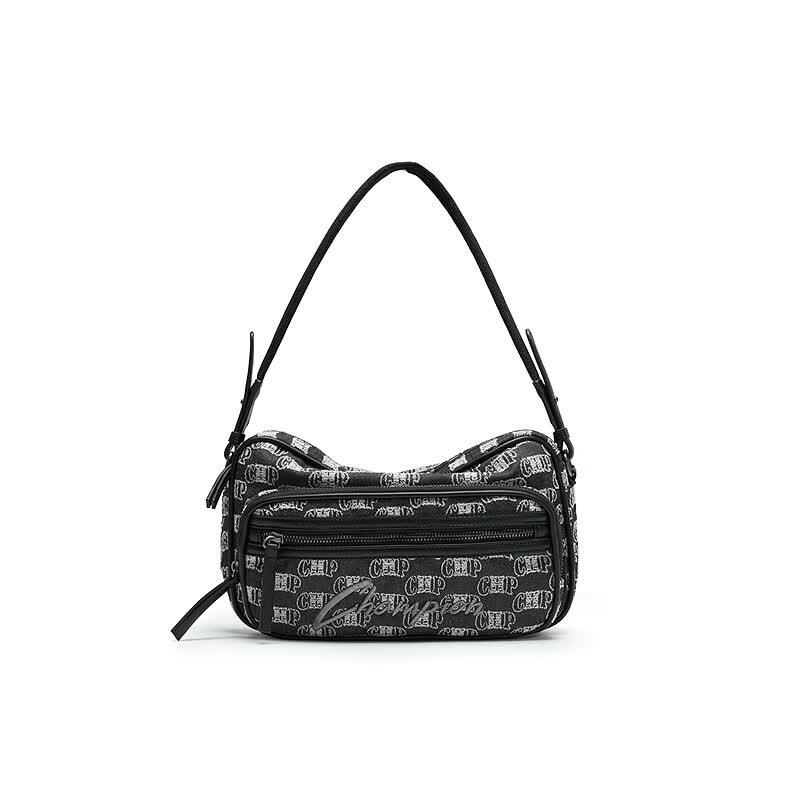 Champion Vintage Pattern Hobo Shoulder Bag