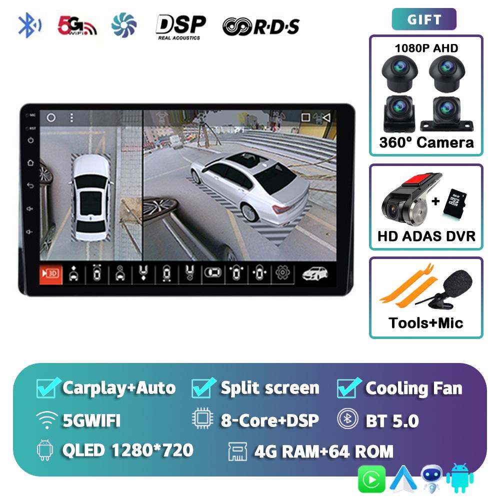 Android 14 Carplay автомобильное радио для Toyota Highlander Kluger 2021 2022 мультимедийный видеоплеер навигация GPS 2din стерео головное устройство