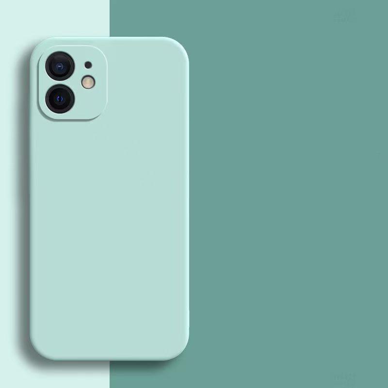 Жидкий силиконовый защитный чехол для телефона для iphone 11 12 13 mini 14 15 16 16e 17 Air Pro X XR XS Max 7 8 Plus SE 17e Задняя крышка